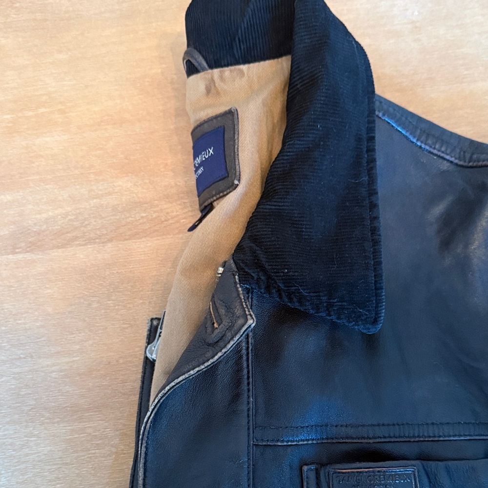 Daniel Cremieux Dark Brown Leather Field Jacket 100% Genuine Lambskin. - Picture 10 of 10